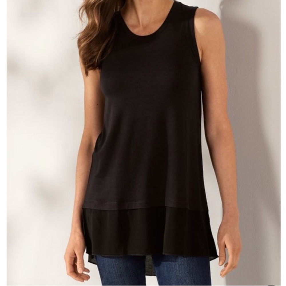 Soft Surroundings Eden Tiered Tank Top